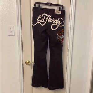 Ed Hardy Black Women's Jeans